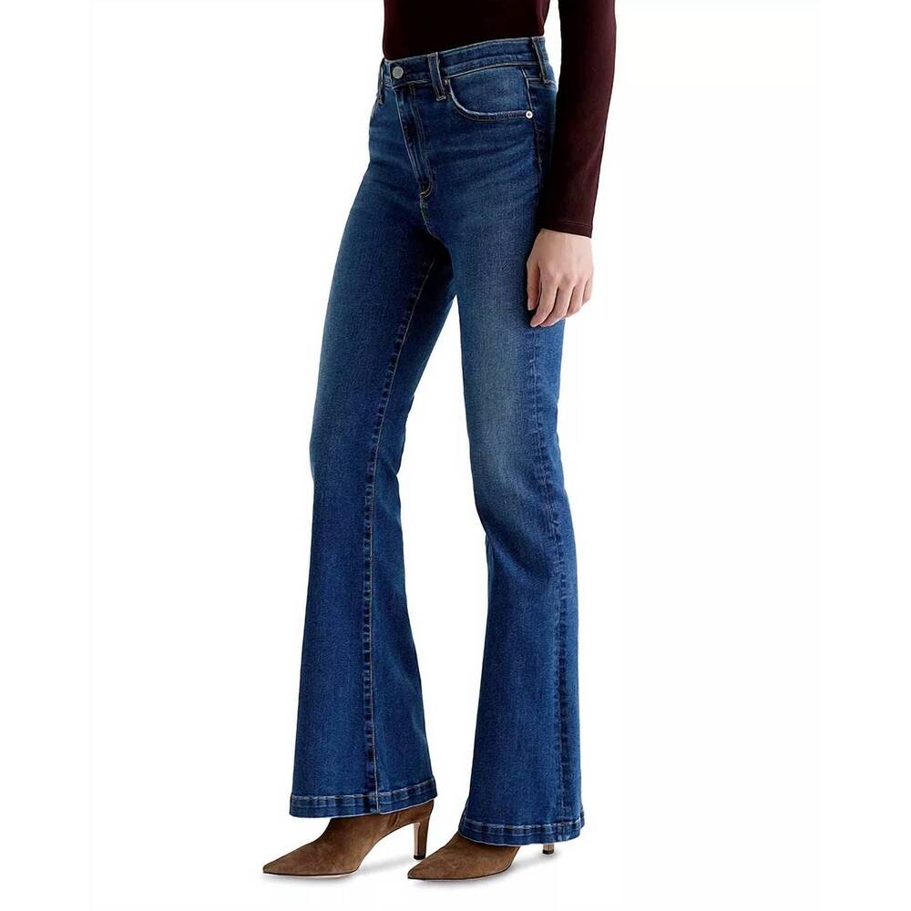 AG Adriano Goldschmied Blue Flare Jeans - Picture 3 of 7